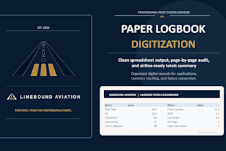 digitize your pilot logbook