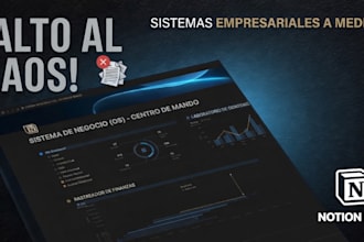 build a professional notion business os and ai automation