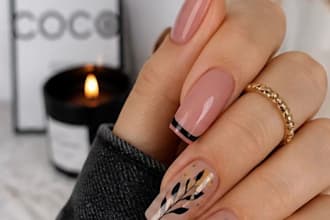 create trendy nail designs and gel polish manicure ideas