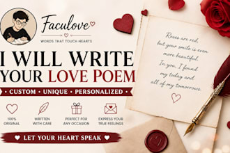 write a custom love poem for your special person