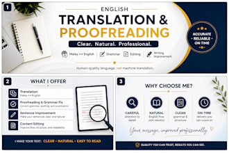 translate malay to english and proofreading