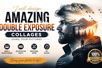design amazing double exposure collages using your pictures