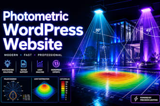 build a photometric wordpress website or redesign your old site