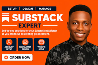 substack setup design substack newsletter template manage substack post