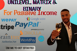 do MLM affiliate marketing website with automated payment setup in 24 hours