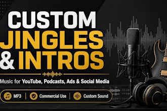 create a custom song, jingle or background music