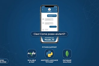 create 100 percent custom telegram bot in nodejs or python