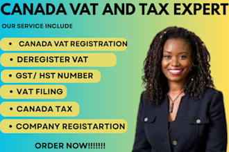 do canada company registration, register vat, canada tax, gst, hst, pst,t1,t2,bn