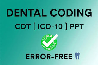 do accurate medical and dental coding with cdt  icd 10 and cpt codes