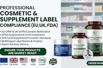 notify cosmetic products on cpnp and skincare labels for fda and eu compliance