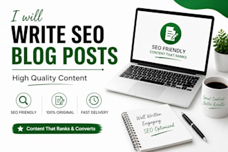write SEO blog posts and website content