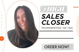 do high ticket sales closing, sales representative and telemarketing