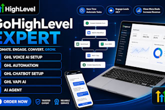 ghl expert gohigh level website ghl automation SMS email ghl workflow expert