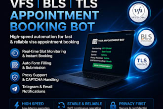 booking bot,tls bot,vfs appointment bot,bls bot,vfs appointment bot,tls