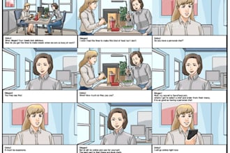 storyboard your film, animation or commercial ideas