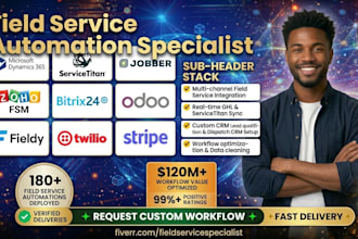 setup microsoft dynamics 365 servicetitan jobber zoho fsm bitrix24 odoo fieldy