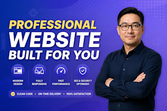 professional website built for you
