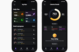 develop ai fitness tracker app, ai calories app, ai health tracker app