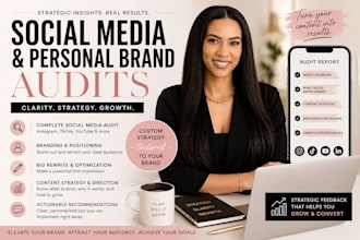 audit your social media for growth and conversions
