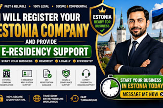 register your estonia company and provide e residency support