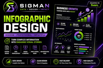 design modern infographic for business data charts and visual content