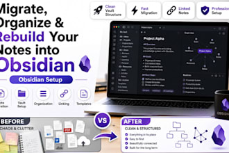 personalize second brain system, organize, rebuild your note into obsidian