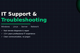troubleshoot and fix your windows or linux IT issues