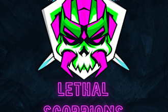 design a modern gaming or tech logo