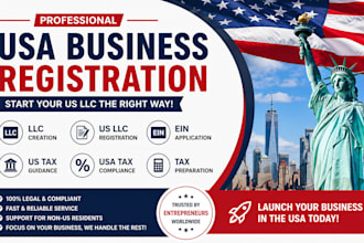do business registration and ein, register US llc company for non USA residents