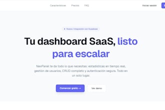 build a proffessional admin dashboard with nextjs and supabase