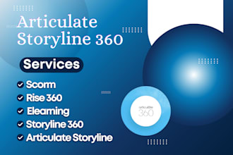 create articulate storyline 360 rise 360 elearning course scorm