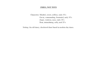write a tv, movie, or stage script