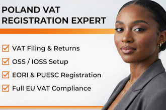 poland vat registration, vat filing, eori, puesc, and loss oss