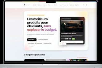 create a modern custom showcase website for your business