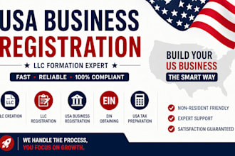 do USA llc formation, llc registration, ein and US business registration