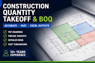 do construction quantity take offs and boq from drawings