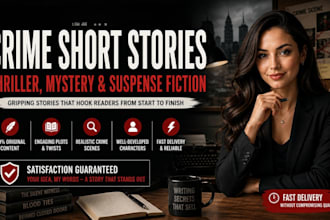 write crime short story thriller script mystery story suspense fiction