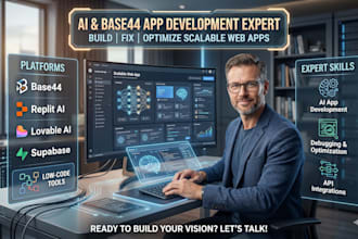 base44 expert to build, fix and scale your app fast with ai automation