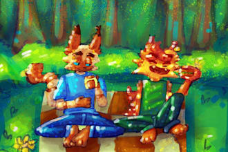 illustrate digital art for you