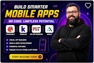 develop fix bugs and errors in your thunkable kodular mit app inventor app fast