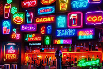 design neon website neon shopify store neon sign store