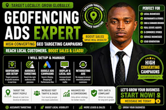 setup high converting geofencing ads location targeting ads campaign