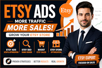 run etsy ads and optimize your etsy store for more sales