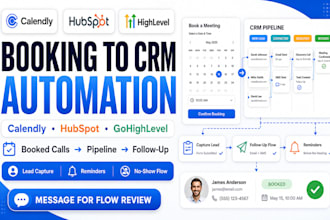 connect calendly to hubspot crm gohighlevel  follow up automation