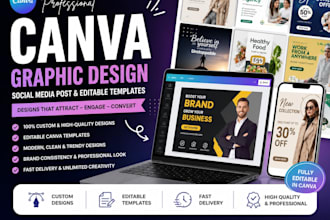 canva graphic design canva graphic canva social media post editable templates