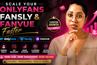 do onlyfans promotion, patreon page, fansly, fanvue and adult web promotion