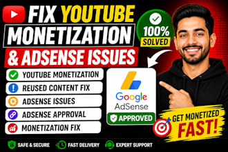 fix youtube automization issues, reused content and approve google adsense fast