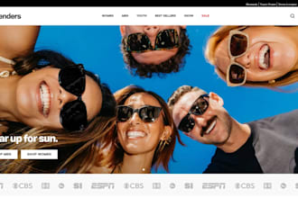 design sunglasses shopify store eyewear website jewelry website fashions website