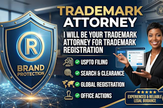 be your trademark attorney for trademark registration
