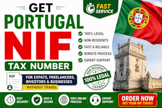 help you obtain portugal nif tax number for non residents